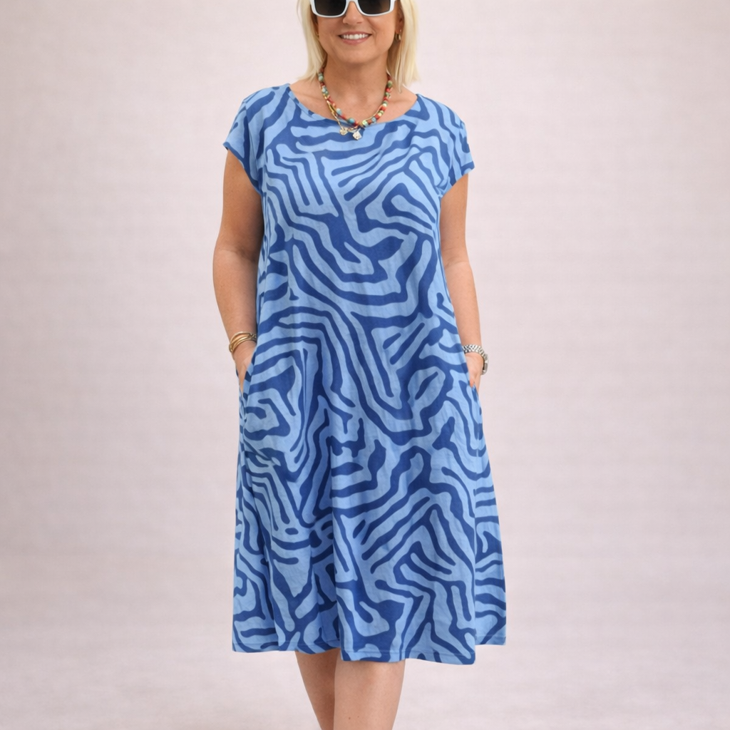 Avanille | round neck summer dress